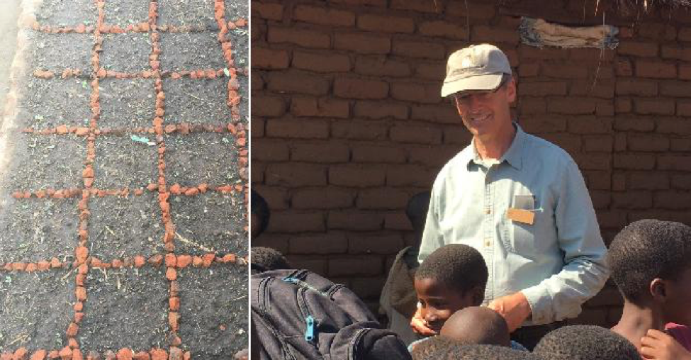 Nu Skin Founder Steve Lund in a group of Malawi children.